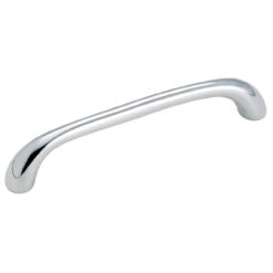 Amerock (10-Pack) 3-3/4" Solid Brass Wire Pull Polished Chrome