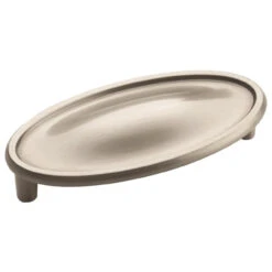 Amerock 3" Manor Collection Cup Pull Satin Nickel