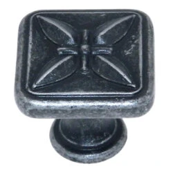 Amerock (25-Pack) 1-1/8" Sundra Ornate Knob Wrought Iron Dark