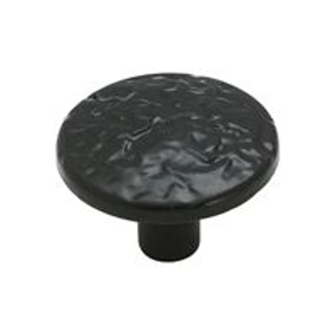 Amerock (500-case) 1-1/4" Hammered Knob Black 1 Amerock (500-case) 1-1/4" Hammered Knob Black