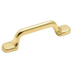 Amerock (25-Pack) 3" Solid Brass Arch Pull Polished Brass