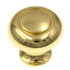 (25-Pack) 1-1/4" Ring Knob Polished Brass
