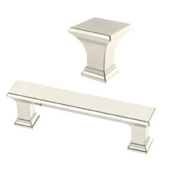 1" Refined Square Knob Polished Nickel -D'Lawless Hardware Shop brainerd refined square 0 94 in polished nickel square traditional cabinet knob 14 06452.1642104810