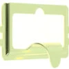 Brass Plated Cabinet Label Holder W/ Finger Pull - 2 1/2" (1300)