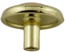 Liberty 1-1/4" Almond Ceramic Center Knob Brass Plated -D'Lawless Hardware Shop brass plated knob w almond ceramic center 1 1 4 l p50081v pba c 23 98505.1643132155