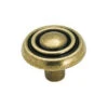 Amerock 1-3/16" Traditions Knob Brunished Brass