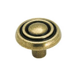 Amerock 1-3/16" Traditions Knob Brunished Brass