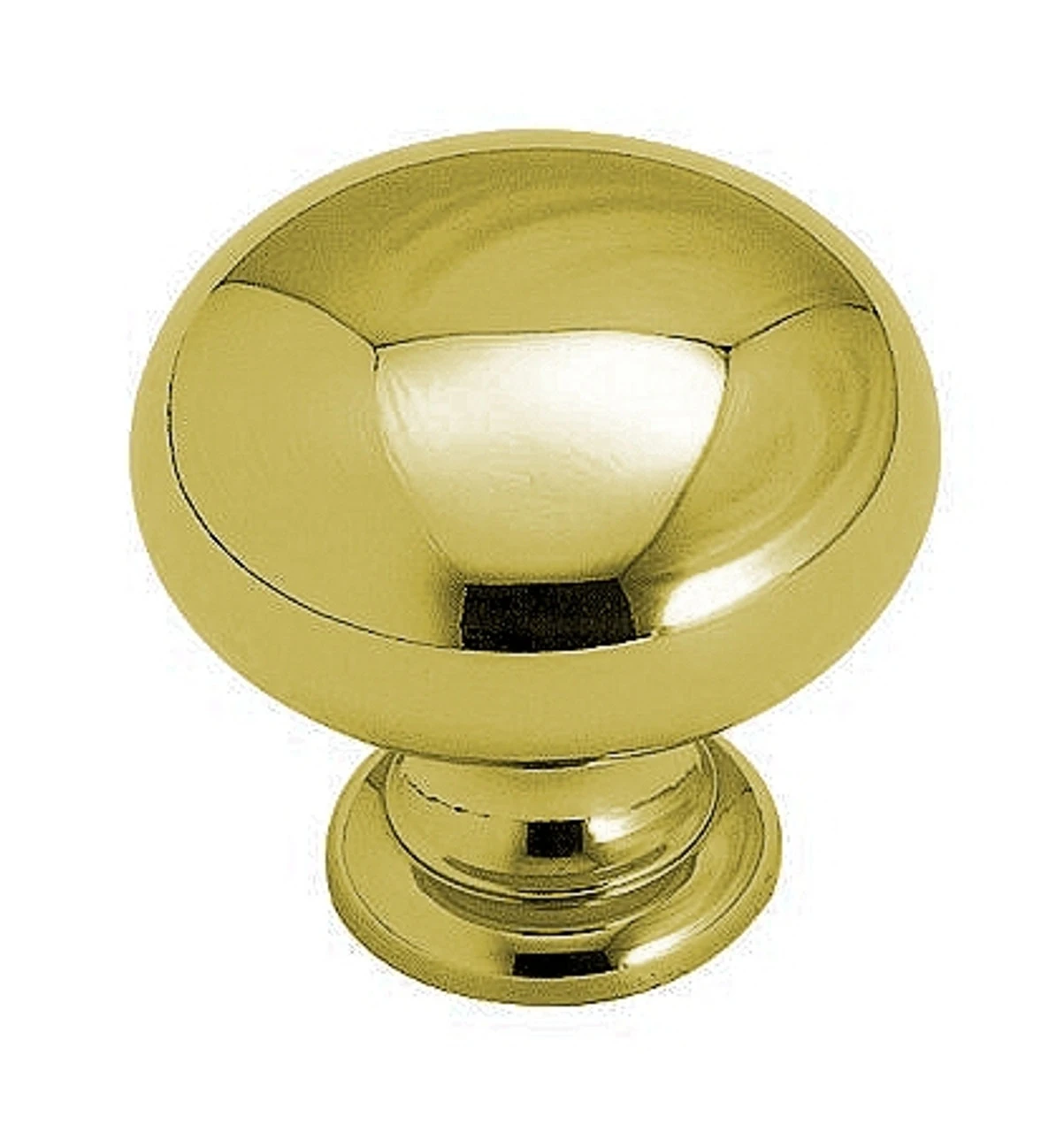 1-1/4" Country Store Knob Polished Brass 1 1-1/4" Country Store Knob Polished Brass
