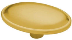 Liberty 1-3/4" Oval Knob Brass Plated