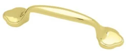 Liberty 3" Clover Ends Pull Polished Brass