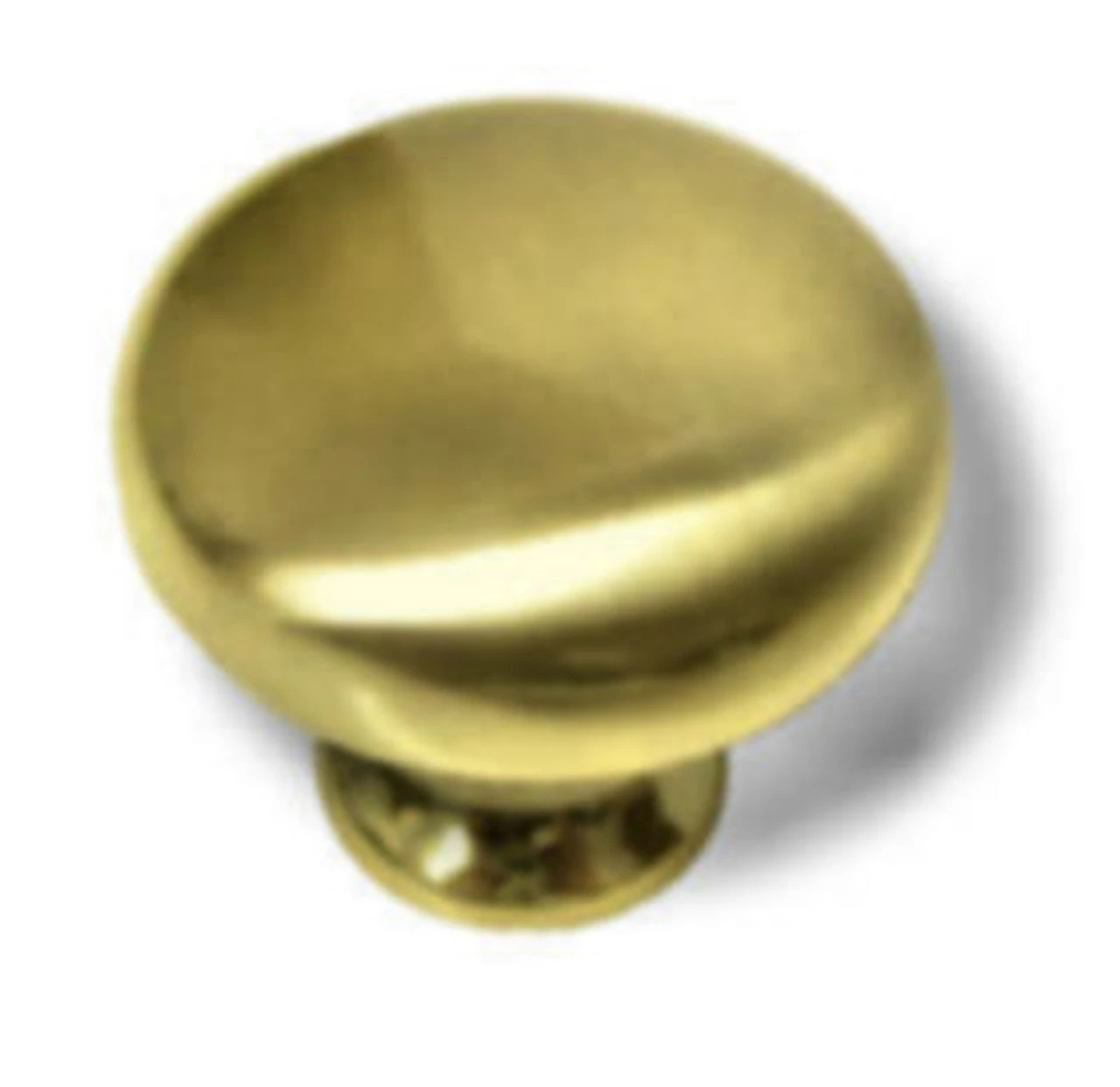 Liberty 1-3/16" Round Knob Polished Brass 1 Liberty 1-3/16" Round Knob Polished Brass