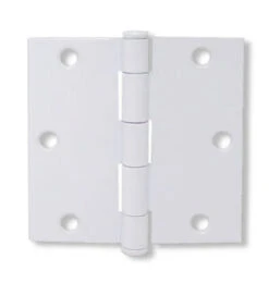 Liberty Bright White Square Corner 3 1/2" Door Hinge LQ-B1360