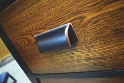 Liberty 3" Myrcella Rectangular Bin Pull Bronze With Copper Highlights -D'Lawless Hardware Shop bronze bin pulls 1 77969.1658846904