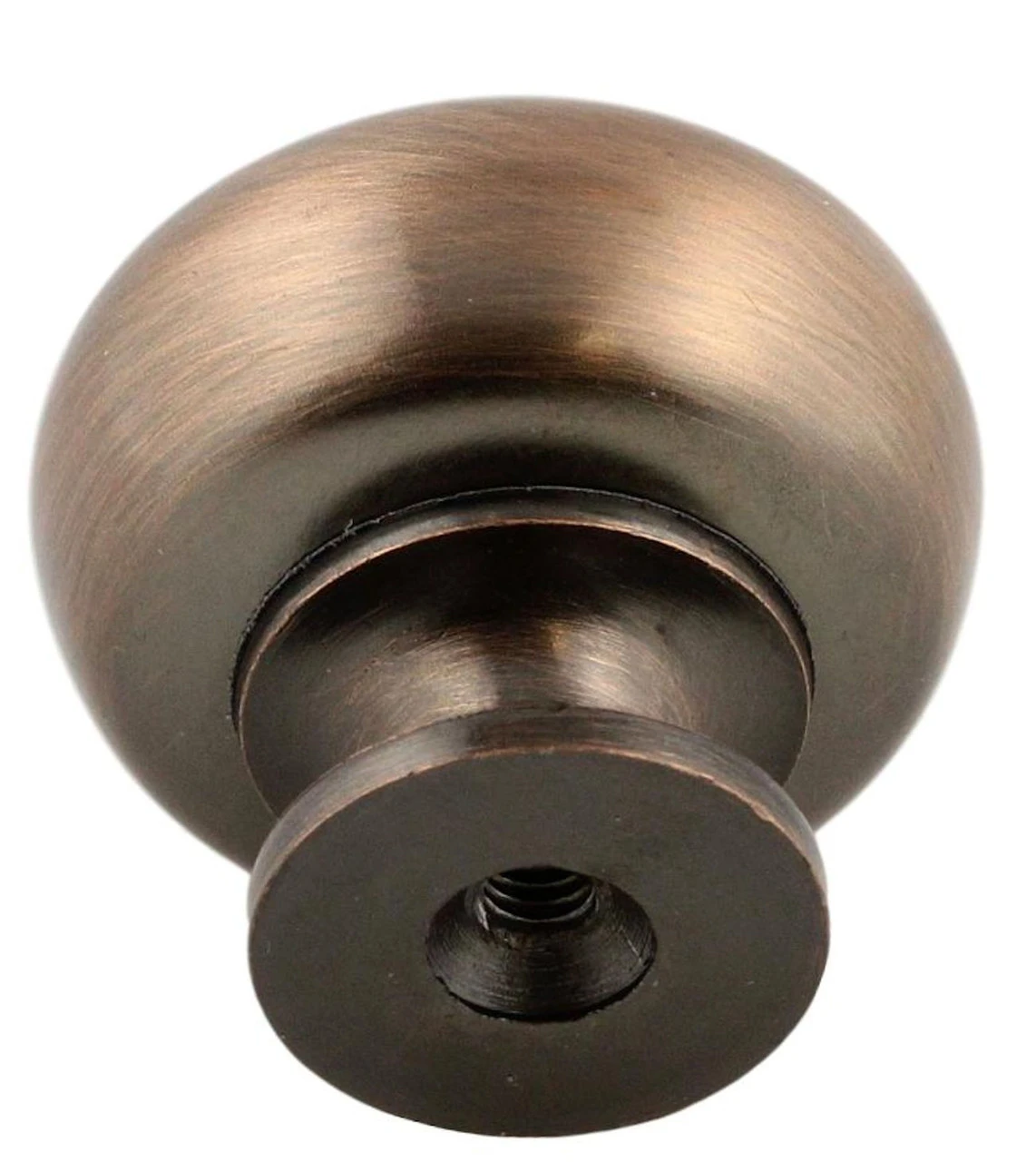 Liberty 1-1/4" Ball Knob Brushed Antique Copper 3 Liberty 1-1/4" Ball Knob Brushed Antique Copper - Image 3