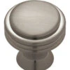 Liberty 1-1/16" Geometrics Collection Ring Knob Brushed Nickel Plated