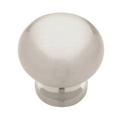 Liberty 1-1/8" Knob Brushed Sterling Silver