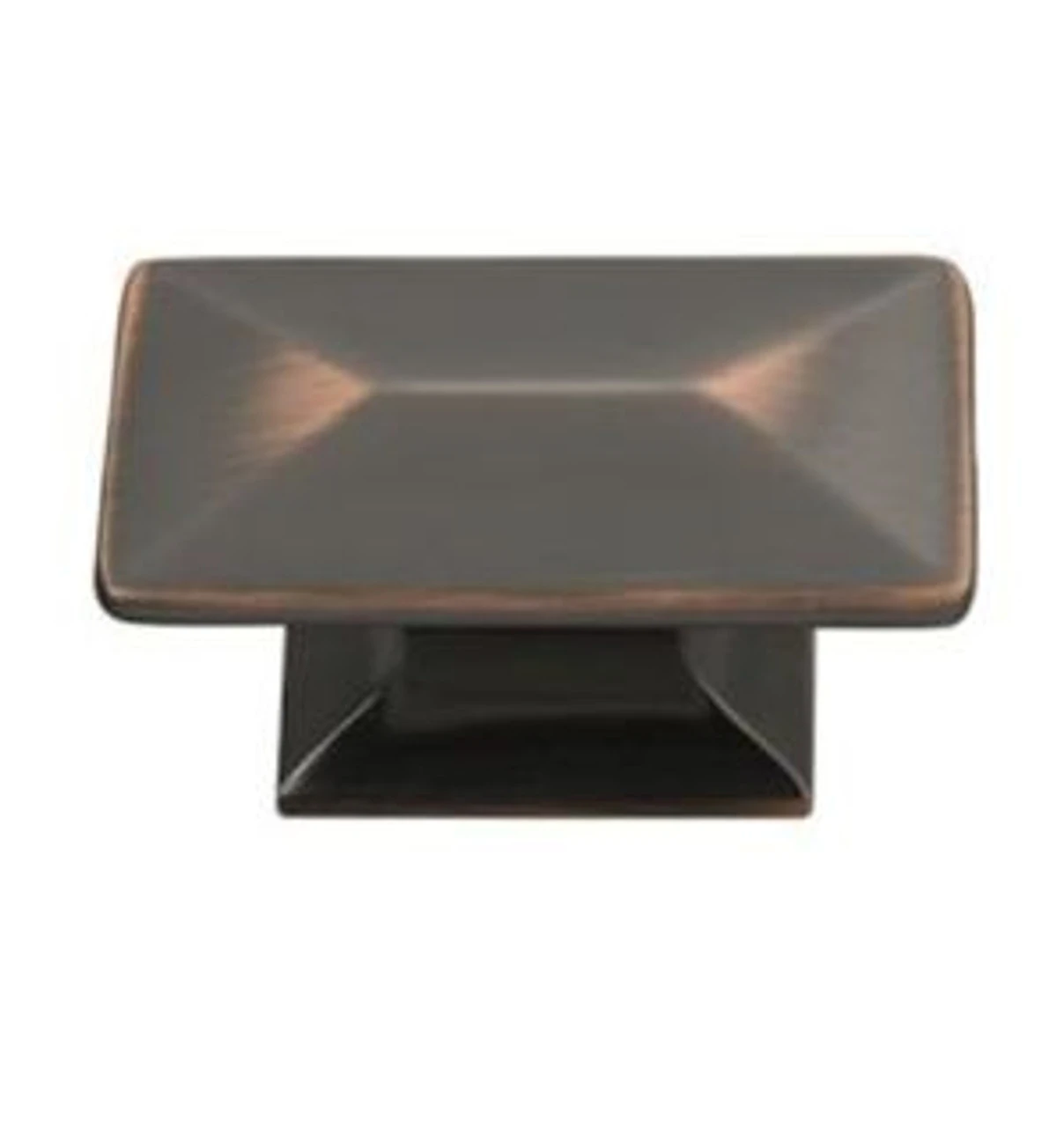 Amerock 1-3/4" Bungalow Knob Oil Rubbed Bronze With Highlights 1 Amerock 1-3/4" Bungalow Knob Oil Rubbed Bronze With Highlights