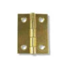 Butt Hinge - Brass Plated - 2" X 1-1/2" H11-H537DBP2