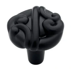 Liberty 1-3/16" Montrose Calligraphy I Knob Flat Black