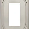 Liberty Cambray Single Decorator Wall Plate - Satin Nickel (144412)