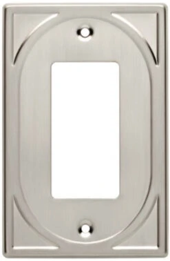 Liberty Cambray Single Decorator Wall Plate - Satin Nickel (144412)