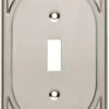 Liberty Cambray Single Switch Wall Plate - Satin Nickel (144416)