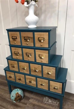 15/32" Tiny Brass Knob For Small Drawers And Doors -D'Lawless Hardware Shop card catalog with matching brass hardware 1 35979.1643655798