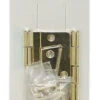 Liberty Carded Pair Non-Mortise Hinge 3" Brass Plated Steel LQ-HN0046G-PB-U