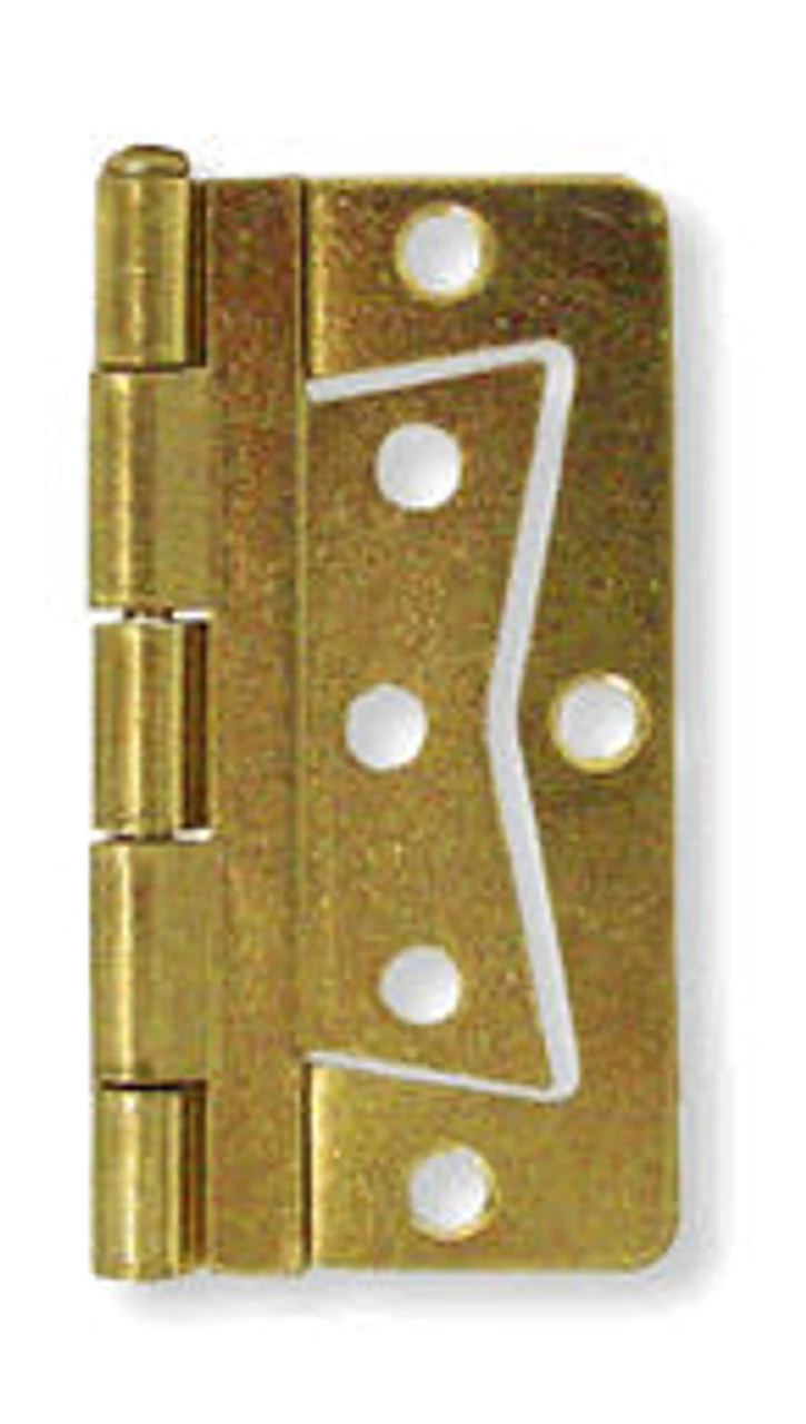 Liberty Carded Pair Non-Mortise Hinge 3" Brass Plated Steel LQ-HN0046G-PB-U 2 Liberty Carded Pair Non-Mortise Hinge 3" Brass Plated Steel LQ-HN0046G-PB-U - Image 2