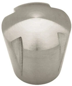 Liberty 3/4" Palladium Caree Round Knob Stainless Steel