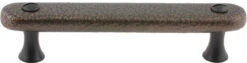 3-3/4" Ceramic Pull Hammered Antique Copper Finish