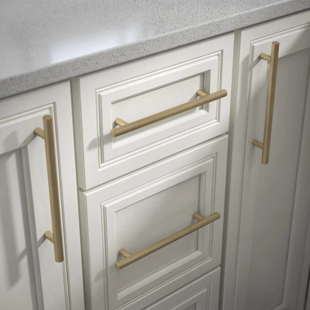 Liberty 6-5/16" Bar Pull Champagne Bronze 2 Liberty 6-5/16" Bar Pull Champagne Bronze - Image 2