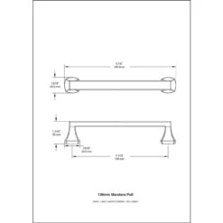 Liberty 5" Mandara Pull Champagne Bronze -D'Lawless Hardware Shop champagne bronze mandara pull 128mm p36131c cz cp 4 21973.1658349456
