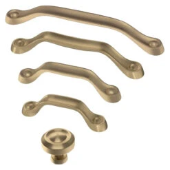 Liberty 3-3/4" Simple Farmhouse Pull Champagne Bronze -D'Lawless Hardware Shop champagne collection 1 80920.1635881210