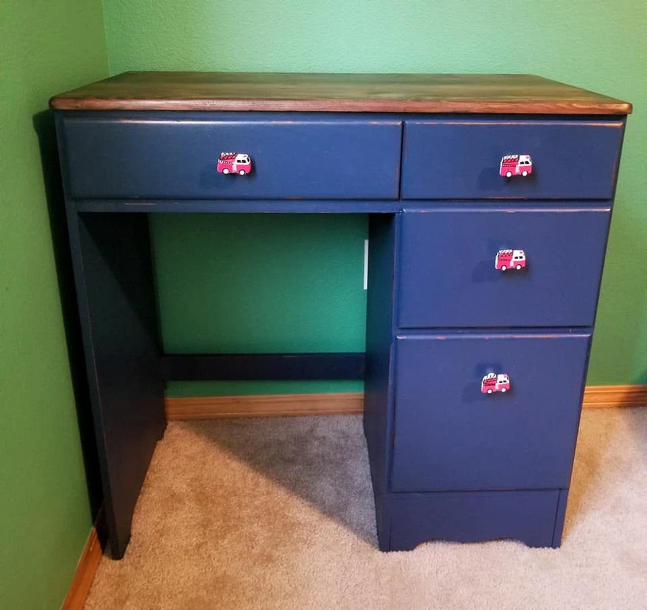 Liberty 1-5/8" Charming Handpainted Resin Fire Truck Knob 2 Liberty 1-5/8" Charming Handpainted Resin Fire Truck Knob - Image 2