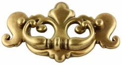 (As-Is) 3" Chippendale Bail Pull Satin Brass