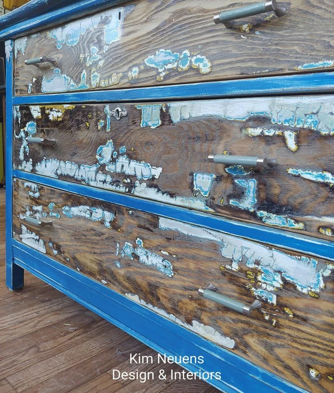 Liberty 3" Sage Ceramic Insert Pull Brushed Satin Pewter 3 Liberty 3" Sage Ceramic Insert Pull Brushed Satin Pewter - Image 3