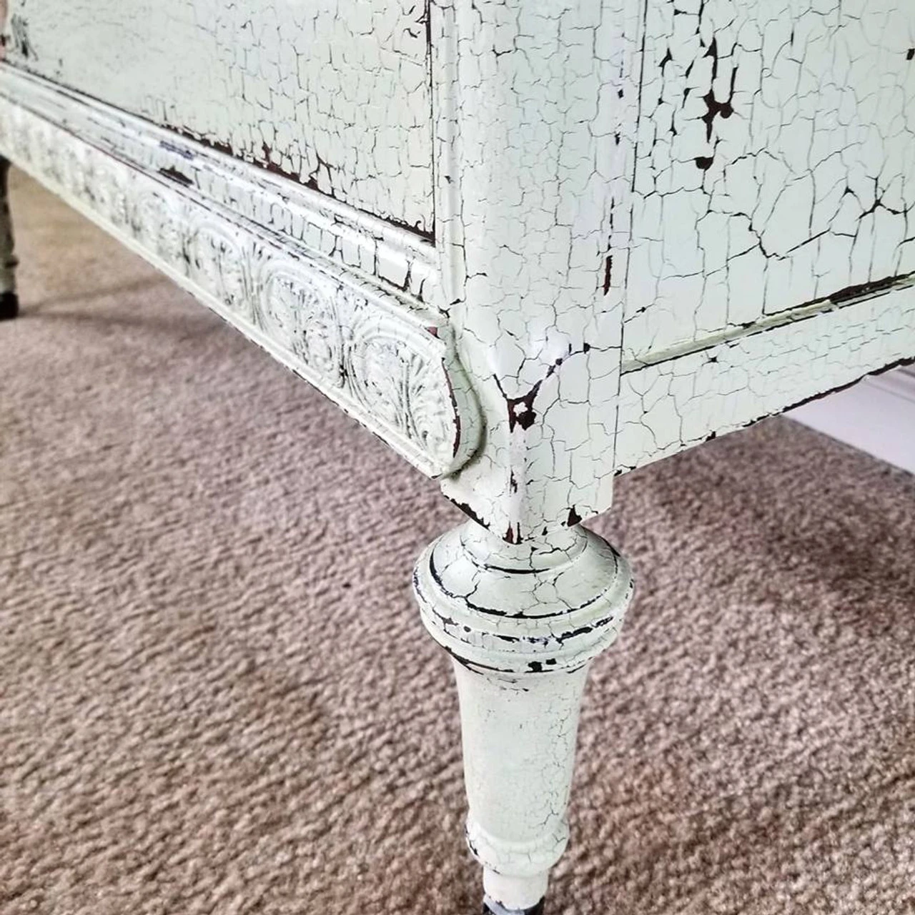 1-1/2" Baroque Tear Drop Pull Antique English 6 1-1/2" Baroque Tear Drop Pull Antique English - Image 6