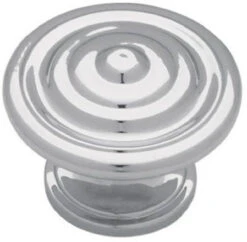 Liberty 1-3/8" Concentric Circles Knob Chrome
