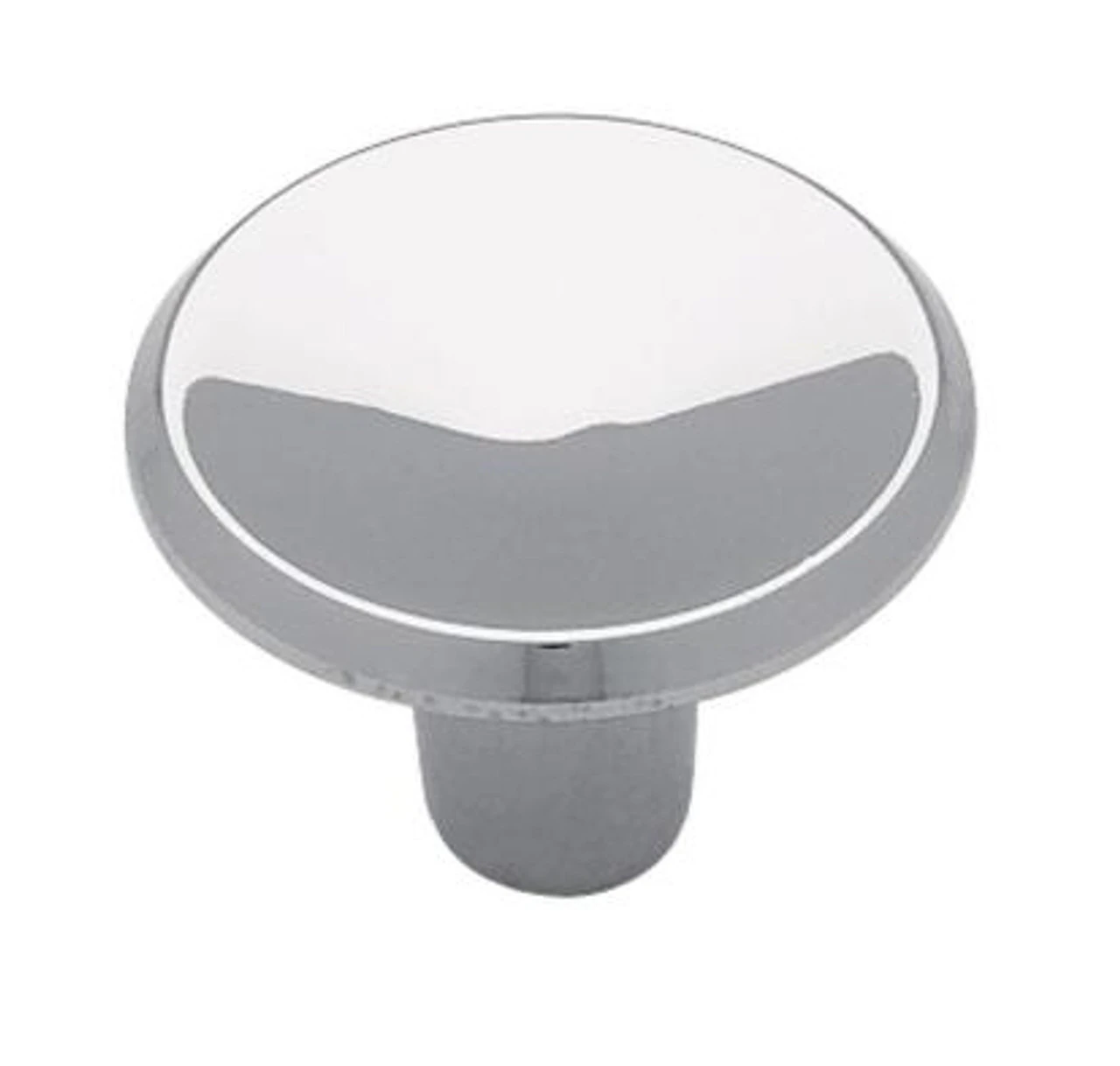 1" Mid-Century Modern Concave Knob Chrome 1 1" Mid-Century Modern Concave Knob Chrome