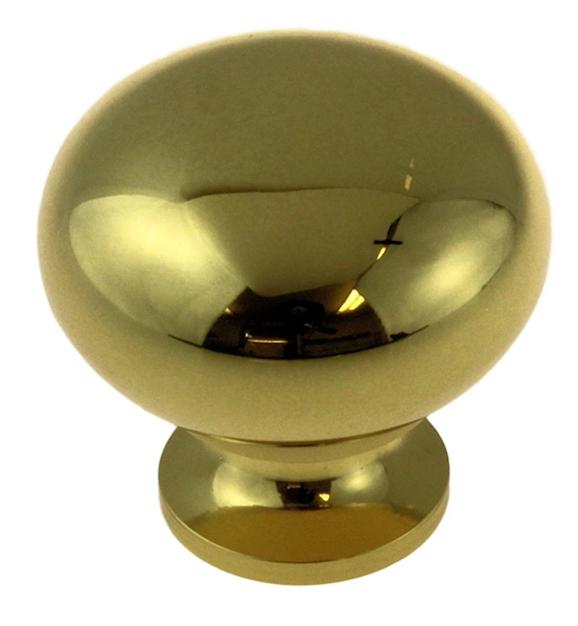 Liberty 1-1/4" Classic Restoration Knob Solid Polished Brass 2 Liberty 1-1/4" Classic Restoration Knob Solid Polished Brass - Image 2