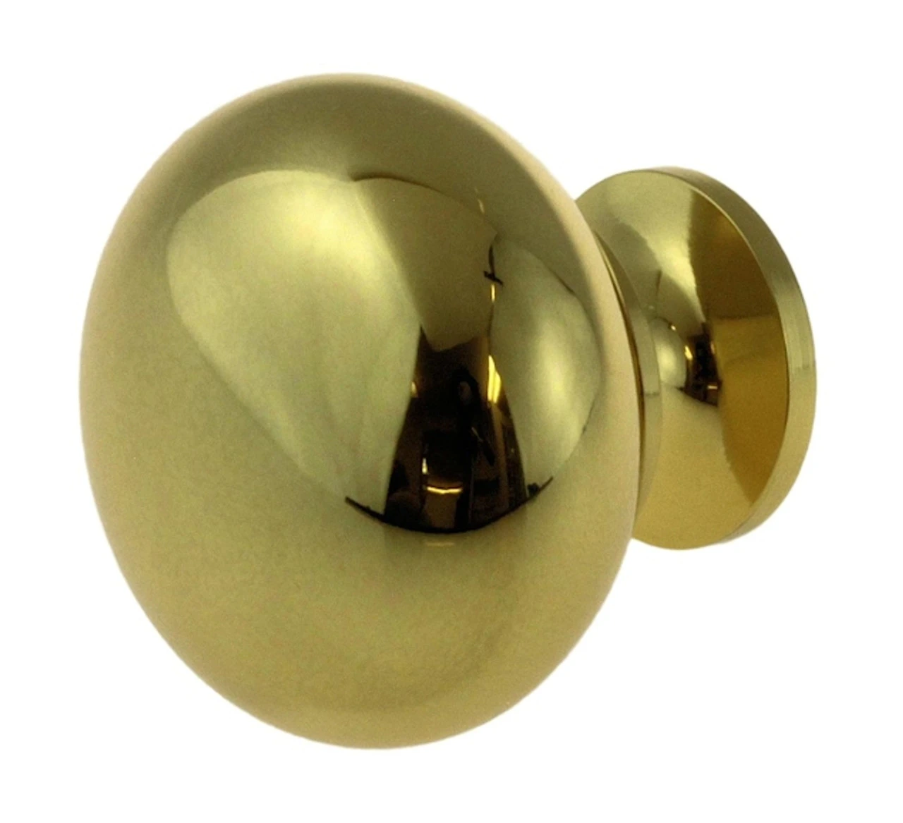 Liberty 1-1/4" Classic Restoration Knob Solid Polished Brass 3 Liberty 1-1/4" Classic Restoration Knob Solid Polished Brass - Image 3
