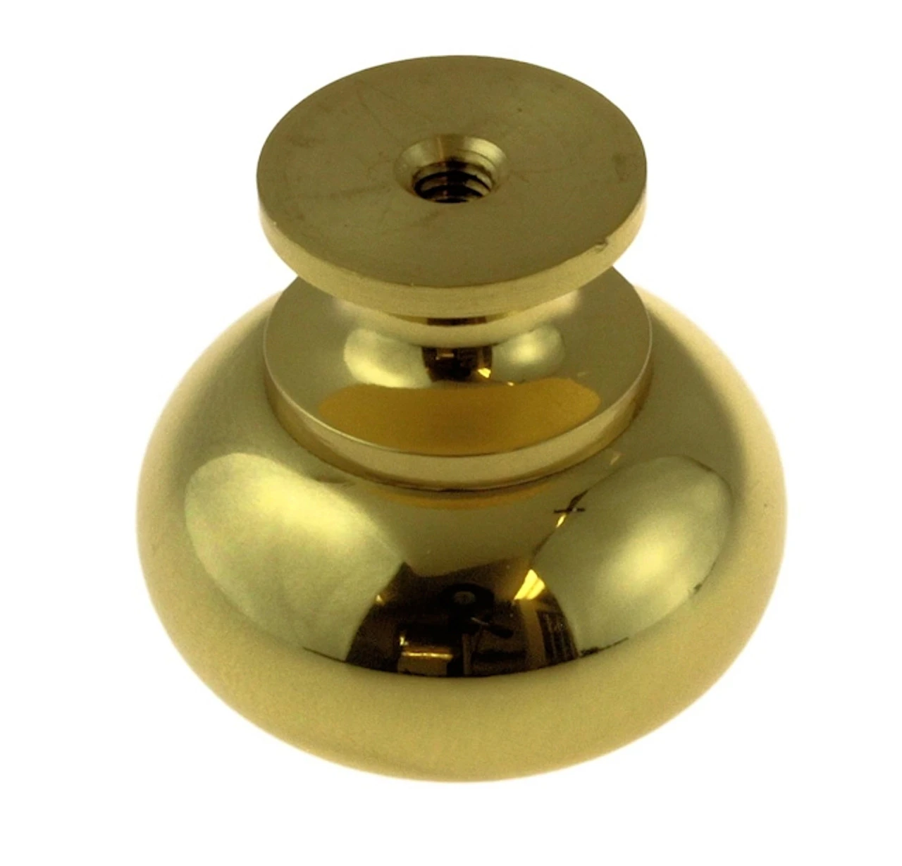 Liberty 1-1/4" Classic Restoration Knob Solid Polished Brass 4 Liberty 1-1/4" Classic Restoration Knob Solid Polished Brass - Image 4