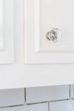 1-3/8" Octagon Cut Glass Knob Clear With Chrome -D'Lawless Hardware Shop clear cut glass knob octagon w chrome 36mm in kitchen 1 98923.1657730631