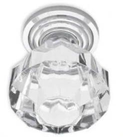1-1/4" Diamond Cut Acrylic Knob Clear And Chrome 13 1-1/4" Diamond Cut Acrylic Knob Clear And Chrome -D'Lawless Hardware Shop clear diamond 1 1 4 acrylic knob chrome base 8 04385.1643049202