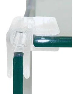 Clear Plastic Display Connector 2-Way 90 Degree Corner CM200-2-WAY
