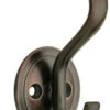 Coat And Hat Hook 3" With Round Base Venetian Bronze