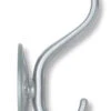 Liberty Coat Hook - Aluminum Hat And Coat Hook 3" Two Prong L-B42307-AL-C