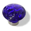 Liberty 1-1/2" Acrylic Scroll Knob Cobalt Blue