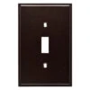Liberty Single Switch Wall Plate - Cocoa Bronze